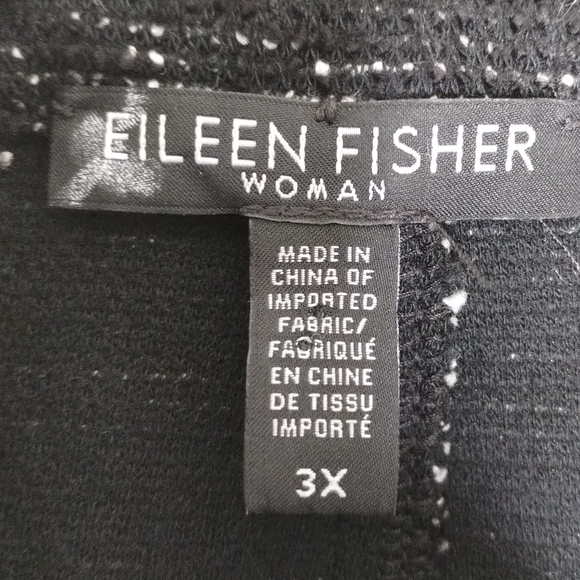 Eileen Fisher Cotton Nylon Speckle Doubleknit Jacket Women's Size 3X - Picture 6 of 7